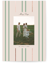 Picture Rail Foil-Pressed Holiday Cards
