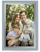 Gilded frame Foil-Pressed Holiday Cards