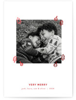 doodle Foil-Pressed Holiday Cards
