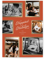 Patchwork Foil-Pressed Holiday Cards