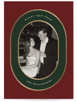 holiday velvet Foil-Pressed Holiday Cards