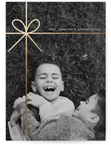 Tied in Cheer Foil-Pressed Holiday Cards