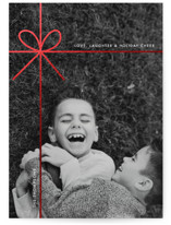 Tied in Cheer Foil-Pressed Holiday Cards