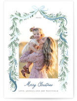 Soft Garland Foil-Pressed Holiday Cards