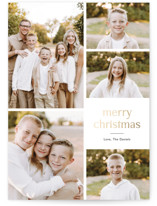 Photo Lead Foil-Pressed Holiday Cards