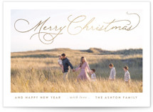 Softly Merry Foil-Pressed Holiday Cards