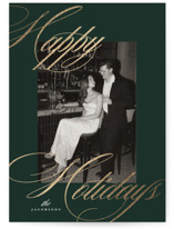 dreamy Foil-Pressed Holiday Cards
