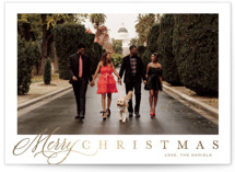 Footnote Foil-Pressed Holiday Cards