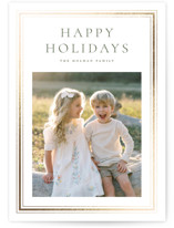 Eucalyptus Foil-Pressed Holiday Cards