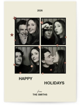 Cinematic Foil-Pressed Holiday Cards