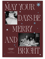 Bright Foil-Pressed Holiday Cards