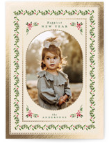 Edelweiss Foil-Pressed Holiday Cards