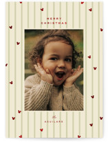 Disney's Mickey Festive Stripes Foil-Pressed Holiday Cards