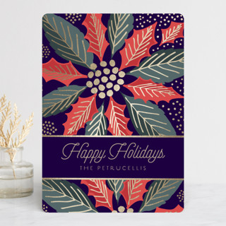 Holiday Explosion Foil-Pressed Holiday Cards