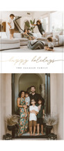Flow Foil-Pressed Tall Holiday Cards