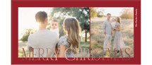 Classic & Modern Foil-Pressed Tall Holiday Cards