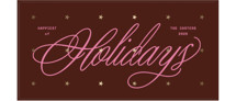 Star statement Foil-Pressed Tall Holiday Cards
