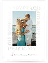 Subtle Surround Gloss-Press Holiday Cards®