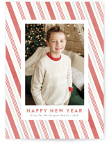 Peppermint Stripe Gloss-Press Holiday Cards®