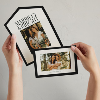 Married & Bright All-in-One Holiday Cards