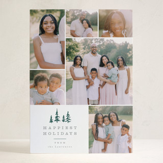 Among the Pines Letterpress Holiday Photo Cards