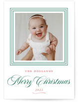 Merry Love Letterpress Holiday Photo Cards