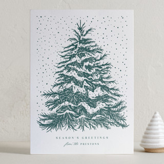 O Tannenbaum Letterpress Holiday Photo Cards
