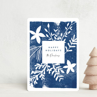 Botanical print Holiday Petite Cards