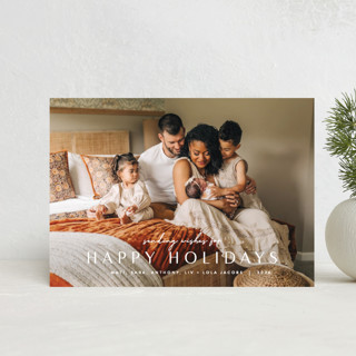 Minimal Headline Holiday Petite Cards