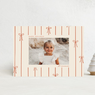 Lines of Bows Holiday Petite Cards
