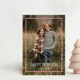 CandyCane Frame Holiday Petite Cards