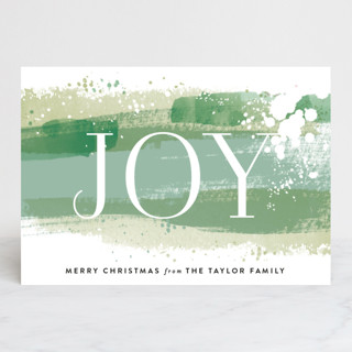 Joy Paint Splash Holiday Petite Cards