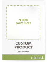 Letterpress Holiday Photo Mount Cards