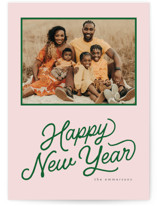 retro vintage holiday Holiday Photo Mount Cards