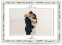 Pine Vine Holiday Photo Mount Cards