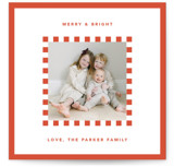 Checker Frame Holiday Photo Mount Cards