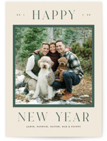 Merry Christmas Type Holiday Photo Mount Cards