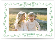 Bowed & Bright Holiday Photo Mount Cards