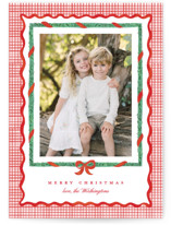 Christmas maximalism Holiday Photo Mount Cards