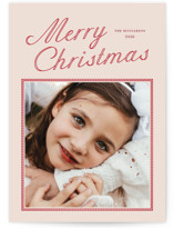 Peppermint Wishes Holiday Photo Mount Cards