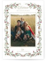 classic Holiday Photo Mount Cards