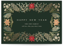 Paper Whites Foil-Pressed Holiday Cards