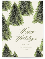 Frosted Trees Holiday Cards