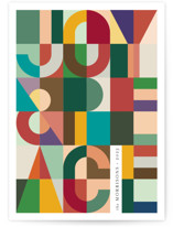 Colorful joy Holiday Cards