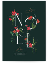 Botanical Noel Holiday Cards