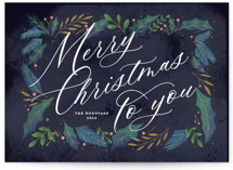 Classic Christmas Holiday Cards