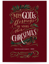 God's Blessings Holiday Cards