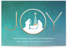 Joy Blessings Holiday Cards