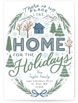 Home for the Holidays Woods Holiday Cards