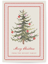 Needlepoint Tree Holiday Cards